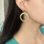 Etrusca Hoop Earrings, thumbnail 3 of 4