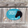 Personalised Stable Door Name Plaque Oval Pony Head, thumbnail 1 of 2