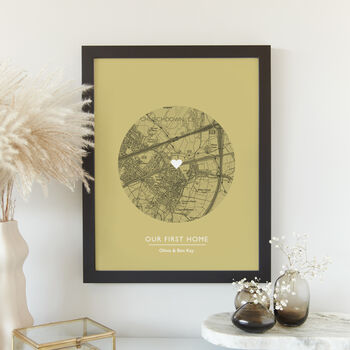 Our Home Personalised UK Map Print, 7 of 12