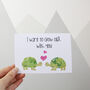 'I Want To Grow Old With You' Tortoise Card, thumbnail 1 of 5