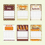 2025 Illustrated Checkerboard Calendar, thumbnail 4 of 4