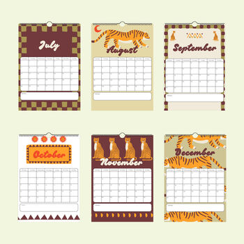 2025 Illustrated Checkerboard Calendar, 4 of 4