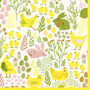 Easter Bunny | Hiding Hare Meadow Flowers Paper Napkins, thumbnail 2 of 3