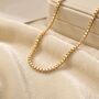 18ct Gold Filled Box Link Chain Necklace, thumbnail 1 of 4