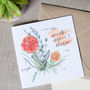 Birth Month Flower Card, thumbnail 1 of 6