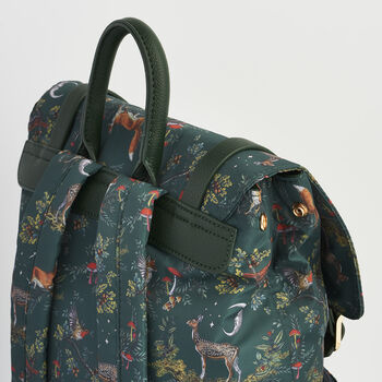 Into The Woods Green Buckle Medium Backpack, 7 of 8