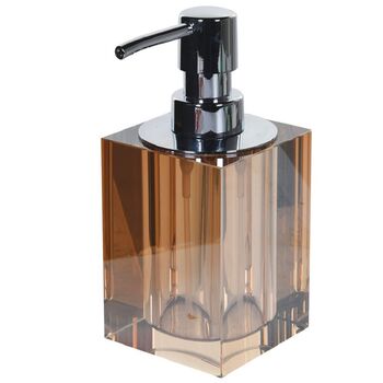 Glass Amber Soap Dispenser By Marquis & Dawe | notonthehighstreet.com