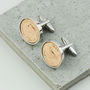 Personalised 70th Or 80th Birthday Farthing Cufflinks, thumbnail 4 of 9
