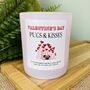 Personalised Pug Valentines Candle Gift, thumbnail 3 of 12