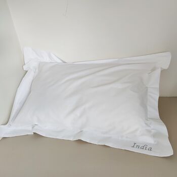 Personalised Premium Cotton 200 Tc Oxford Pillowcase, 3 of 9
