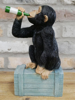 Drunken Monkey Figurine – Intricately Detailed Chimp Ornament, 3 of 6
