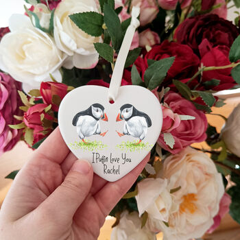 Personalised Puffin Anniversary Gift Set, 7 of 11