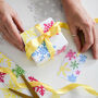 Colourful Snowflake Christmas Gift Wrap Set, thumbnail 1 of 4