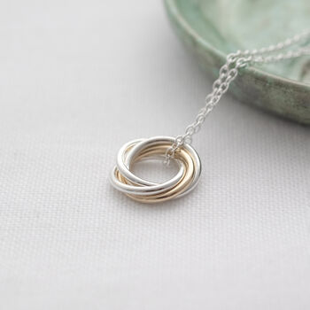 40th Gold And Silver Necklace, 5 of 12