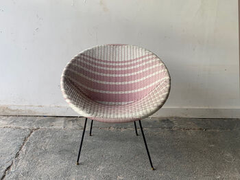 Vintage Mid Century Wicker Patio Chairs, 2 of 12