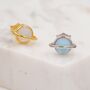 Sterling Silver Little Planet Stud Earrings, thumbnail 6 of 12