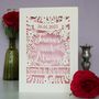 Personalised Papercut 'Forever And Always' Wedding Card, thumbnail 11 of 12