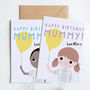Customised Mummy Birthday Card, thumbnail 1 of 8