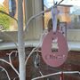 Personalised Easter Bunny Hanging Ornament, thumbnail 2 of 3