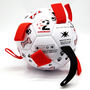 Dog Football Ball With Dog Tug Straps, thumbnail 6 of 7