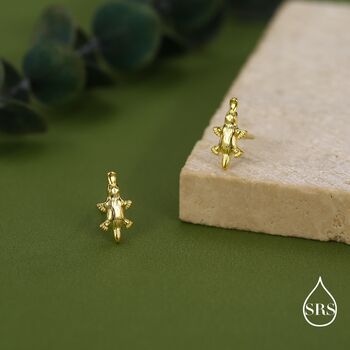 Sterling Silver Platypus Stud Earrings, 6 of 12