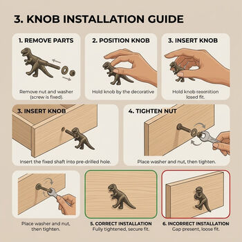 Dino Charm Drawer Knob, 2 of 9