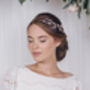 Small Gold, Silver Or Rose Gold Wedding Hair Vine Ivy, thumbnail 3 of 12