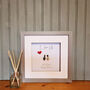 Valentines Pebble Artwork Anniversary/Love/Couple, thumbnail 2 of 4