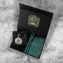 Mens Luxury Emerald Green Tie Gift Box Set, thumbnail 1 of 5