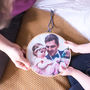 Personalised Daddy And Me Photo Hoop, thumbnail 1 of 7