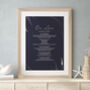 Custom Made Trendy Poem Personalised Print, thumbnail 1 of 5