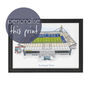Personalised Preston North End, Deepdale Stadium Print, thumbnail 1 of 6