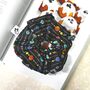 Black Christmas Scrunchie And Headband Gift Set, thumbnail 2 of 8