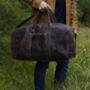 Leather Duffel Oversized Bag, thumbnail 5 of 7