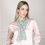 Branches Long Chiffon Silk Scarf, thumbnail 10 of 10
