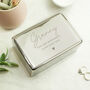 Personalised Name And Message Rectangular Jewellery Box, thumbnail 4 of 5