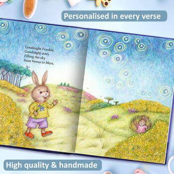 Personalised Goodnight Sweet Dreams Bedtime Story Book, 5 of 12