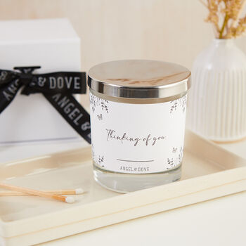 'Thinking Of You' Remembrance Candle Sympathy Gift, 2 of 4