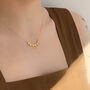 Adhira Circle Bar Necklace, thumbnail 4 of 7