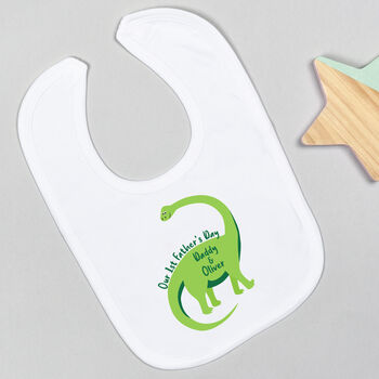 Personalised First Father's Day Dinosaur Bodysuit, 2 of 5