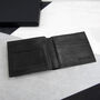 Handmade Personalised Special Date Men's Rfid Leather Billfold Wallet, thumbnail 3 of 7