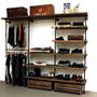 Max Reclaimed Wood And Steel Wardrobe System, thumbnail 5 of 7