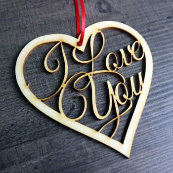 I Love You Wooden Keepsake And Card, 4 of 5