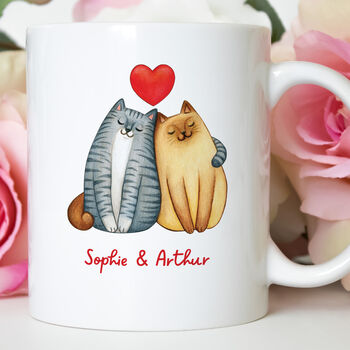 Personalised Valentine’s Day Mug With Names Anniversary Gift, 7 of 8