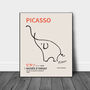 Picasso Japanese Elephant Exhibition Art Print, thumbnail 2 of 3