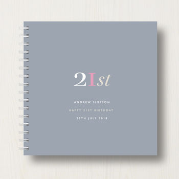 Personalised 21st Birthday Memory Book Or Album, 11 of 12