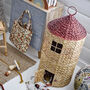 Water Hyacinth Fairy House Storage Basket, thumbnail 1 of 5