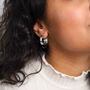 Sterling Silver Gradient Threader Earrings, thumbnail 2 of 5