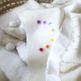 Personalised Cashmere Rainbow Baby Blanket, thumbnail 2 of 8