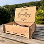 Personalised Oak Tree Wedding Guest Book Alternative – Wooden Drop Box, thumbnail 3 of 3